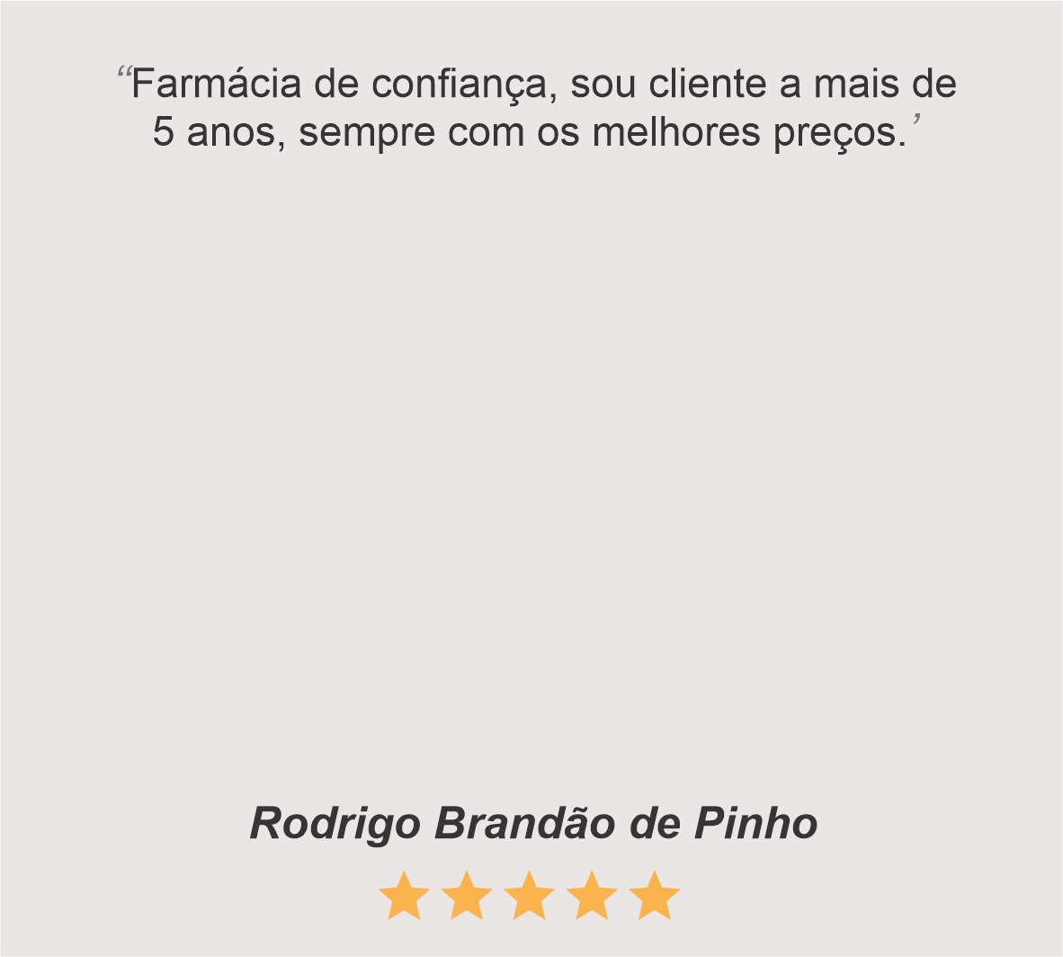 Depoimento de Clientes Ecovita Farma