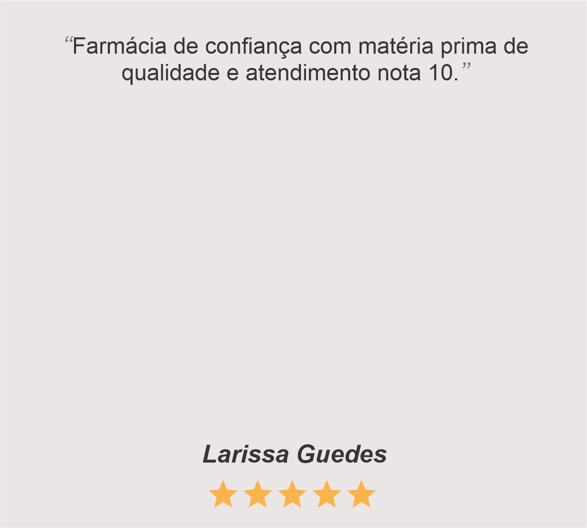 Depoimento de Clientes Ecovita Farma
