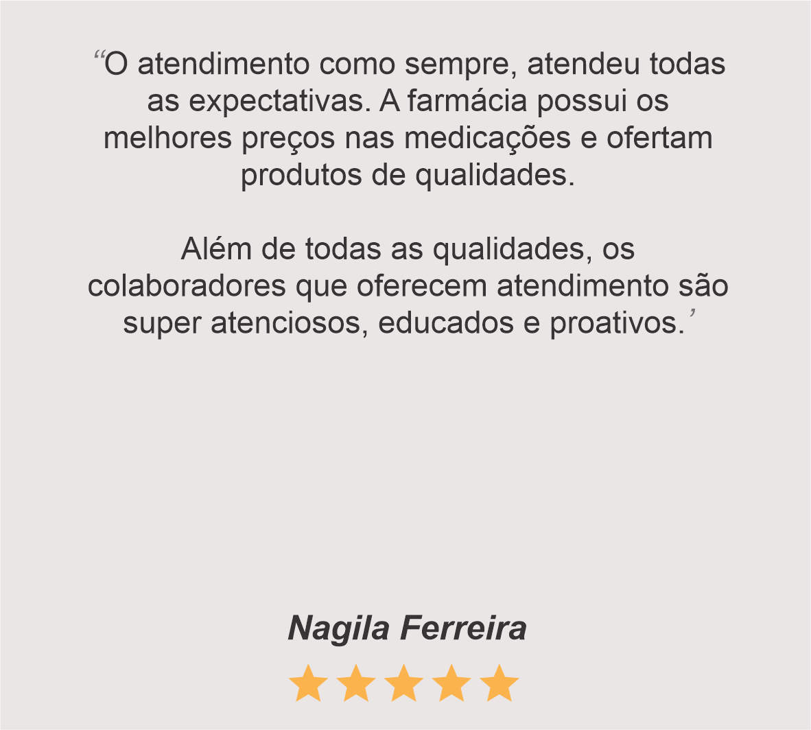 Depoimento de Clientes Ecovita Farma